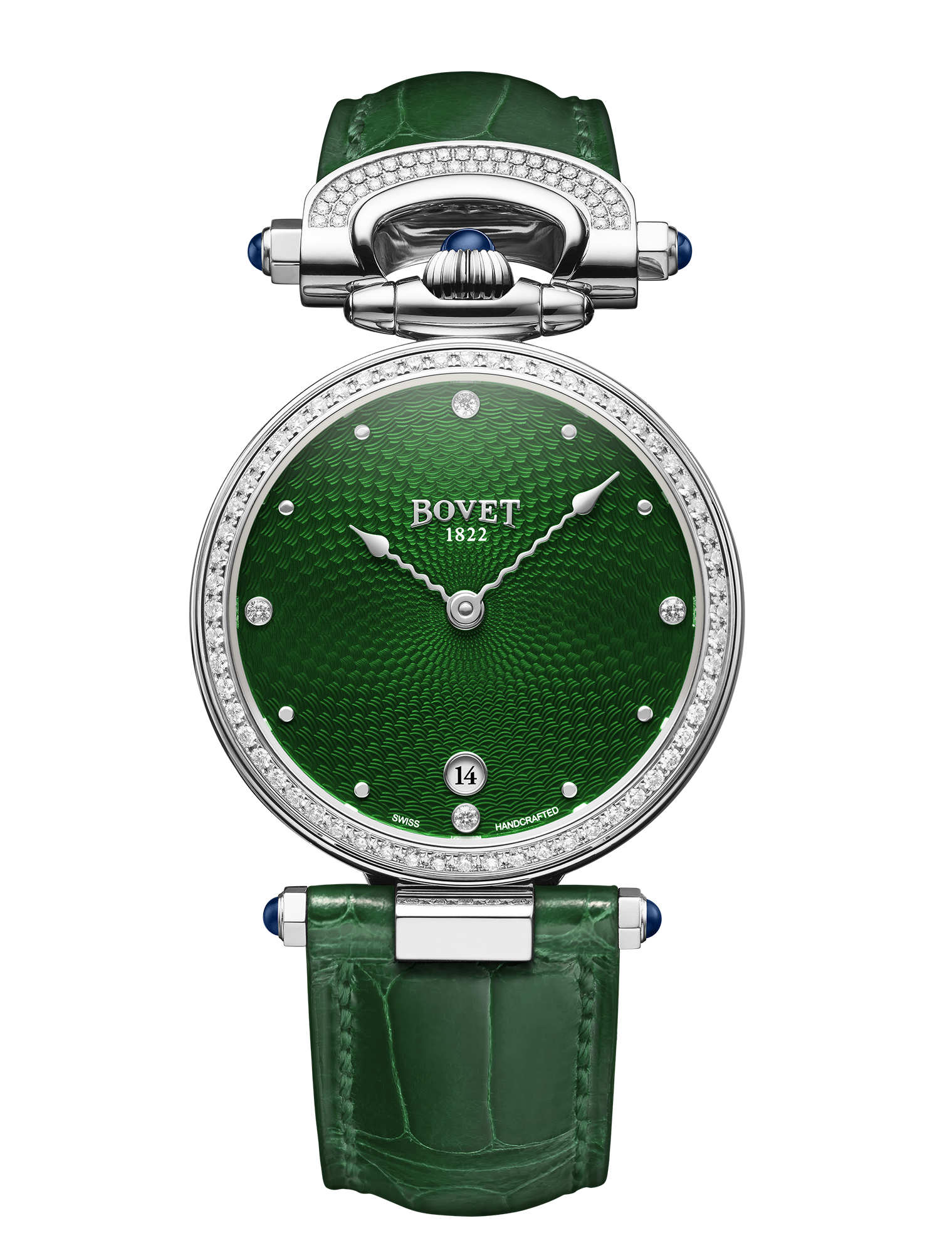 Miss Audrey Green Enamel Dial